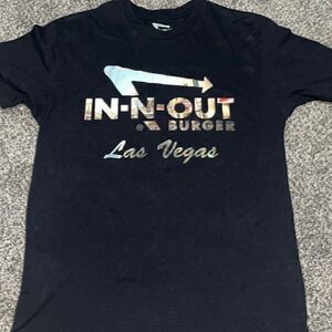 In N Out Burger Las Vegas - Black T Shirt - S